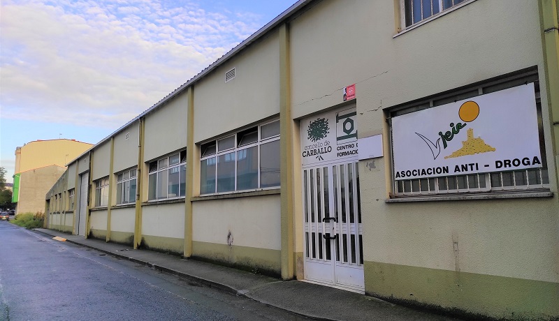 A sede de Vieiro está situada neste momento no antigo centro de formación da Cristina