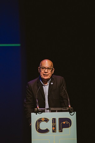 O concelleiro Xosé Regueira, na gala de clausura O concelleiro Xosé Regueira, na gala de clausura