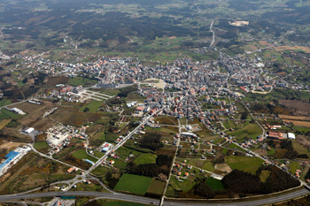 Vista area de Carballo